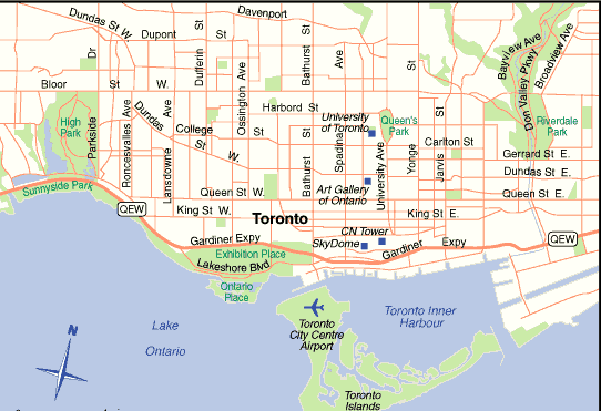 toronto airport map